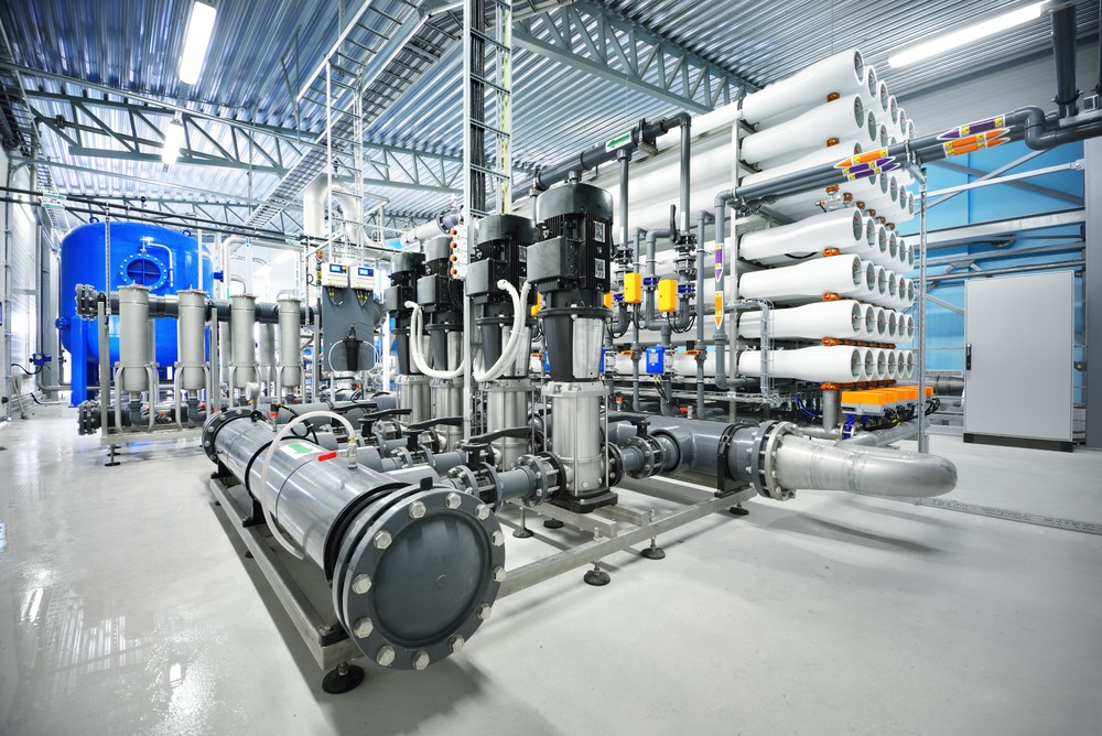 Water treatment facility pump station reverse osmosis industrial