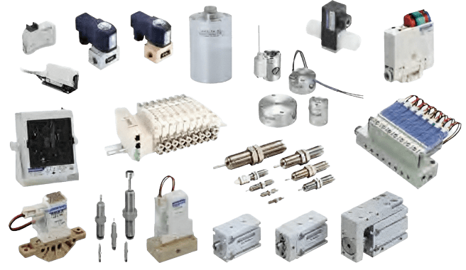 Koganei Electronics Manufacturing pneumatic valves cylinders actuators