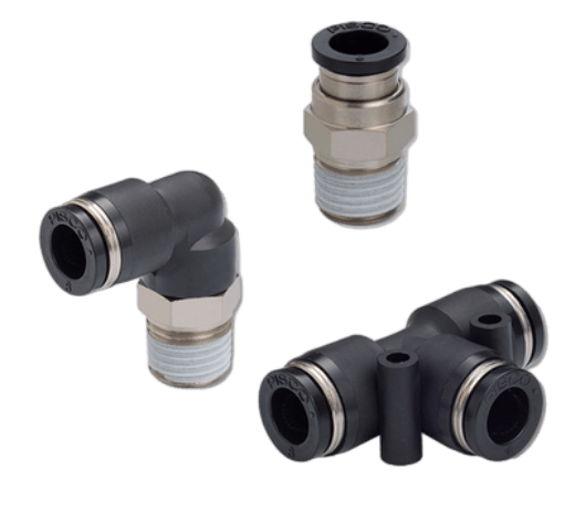 Three Fittings made by Pisco Japan