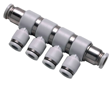 AirTAC PHD-Universal reducer four branch union