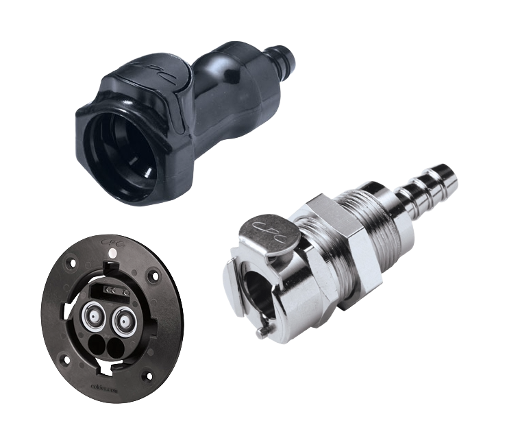 CPC Valved Quick Disconnect Fittings